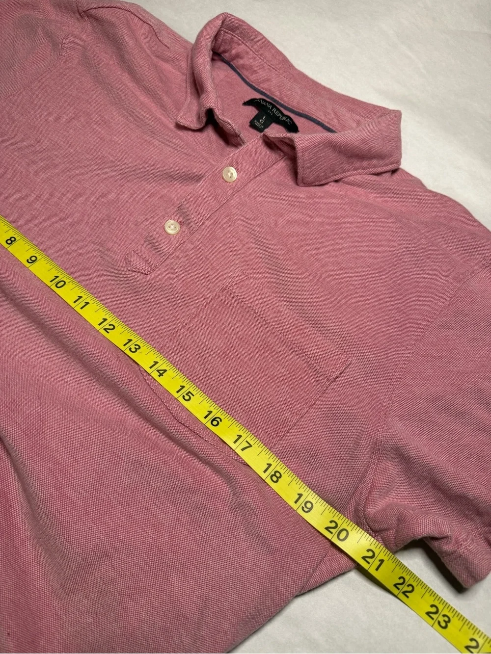 Banana Republic Men's Heathered Rose Polo